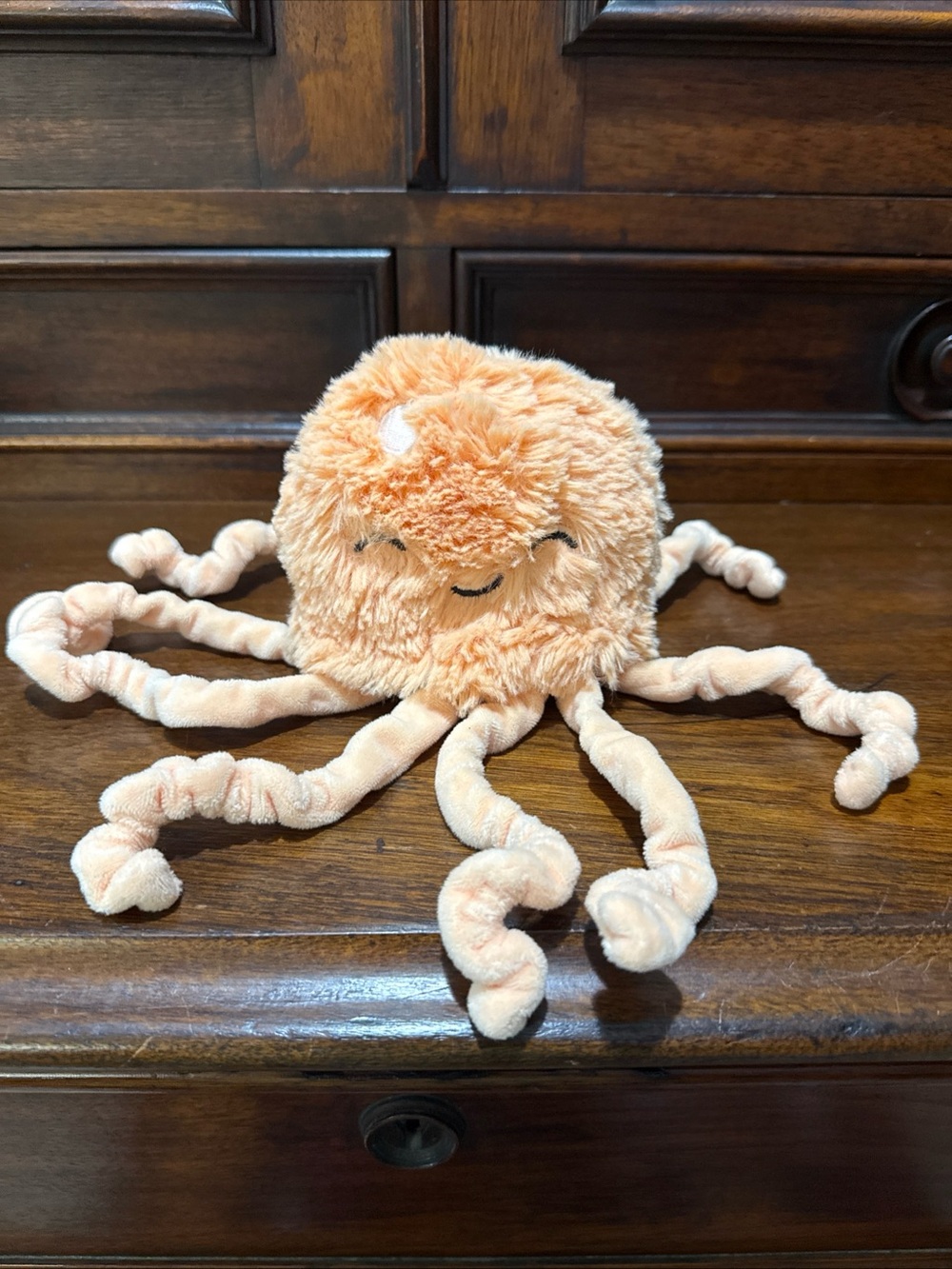 Slumberkins Mini Jellyfish Plush Toy Nectar Orange 7" Soft Cuddly Peach 2021